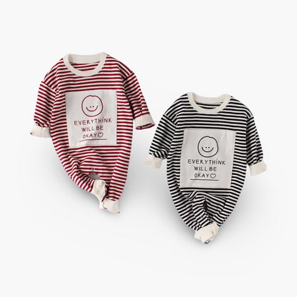 Baby Romper met Smiley (Lange Mouwen) BabyEmpire