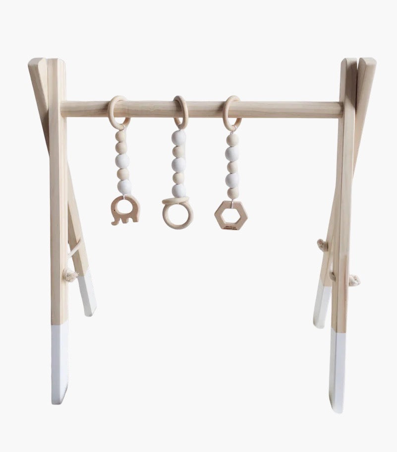 Houten Baby Gym | Duurzaam Speelrek - BabyEmpire BabyEmpire
