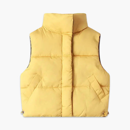 Donzen Bodywarmer Unisex - BabyEmpire Geel