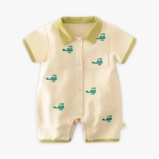 Krokodil Rompertje - Schattig en Comfortabel Jumpsuit