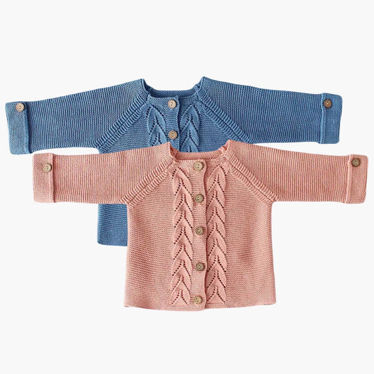 Gebreide baby vestje