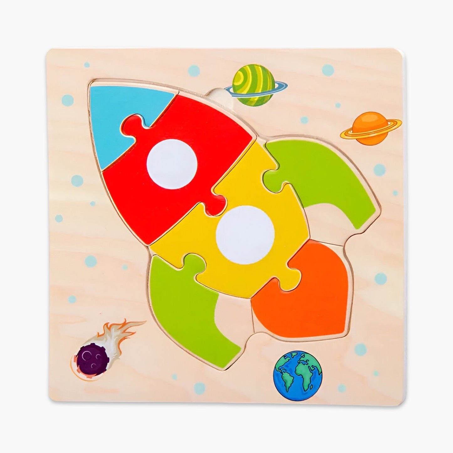 Houten 3D Puzzel voor Baby’s en Peuters BabyEmpire
