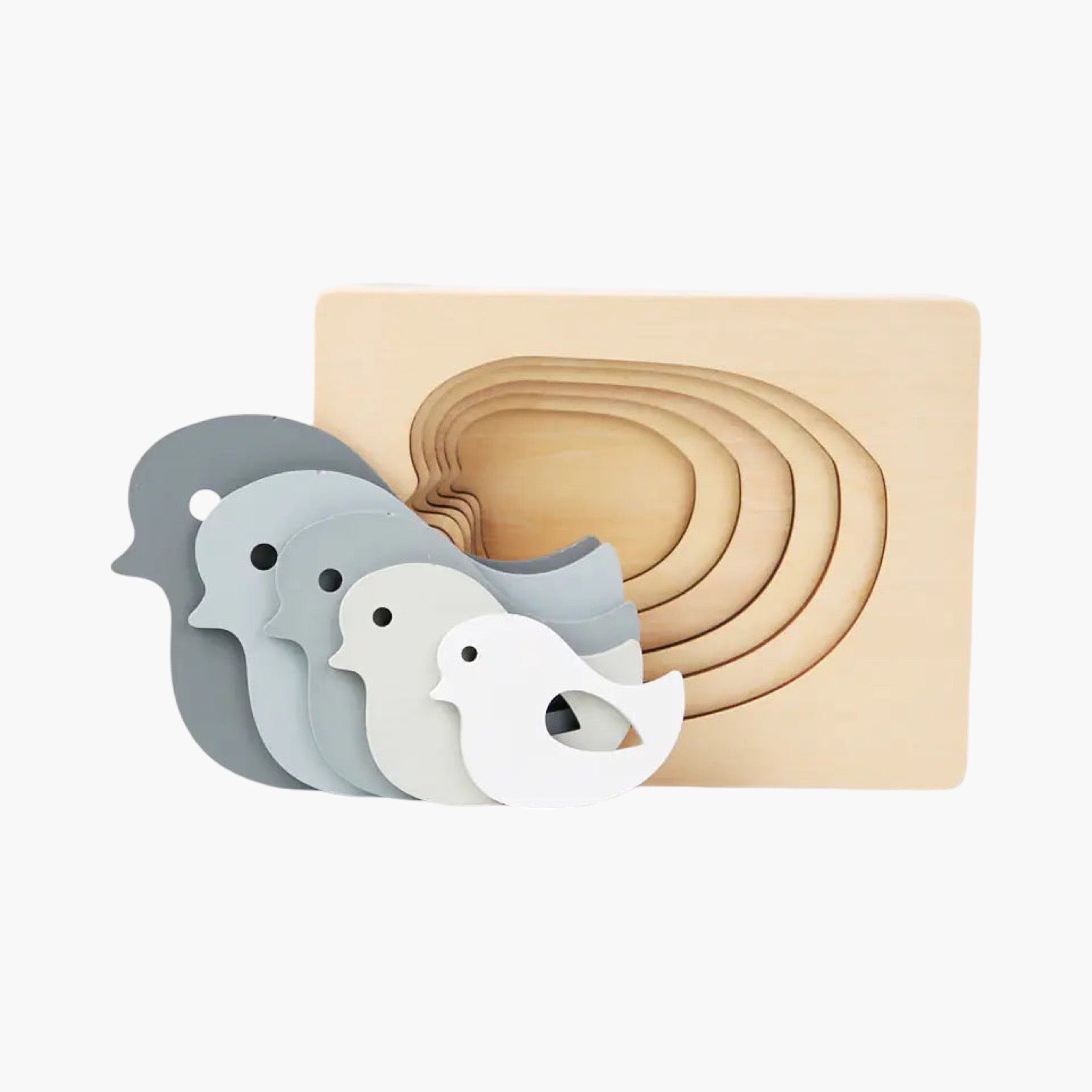 Houten 3D Dierenpuzzel – Van Klein naar Groot Leren Ordenen BabyEmpire