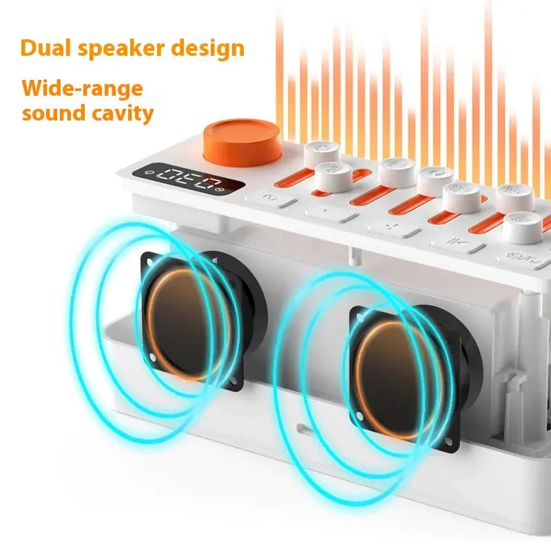 7-Kleurige White Noise Slaap Geluid, Bluetooth Speaker met een Slimme Timer BabyEmpire