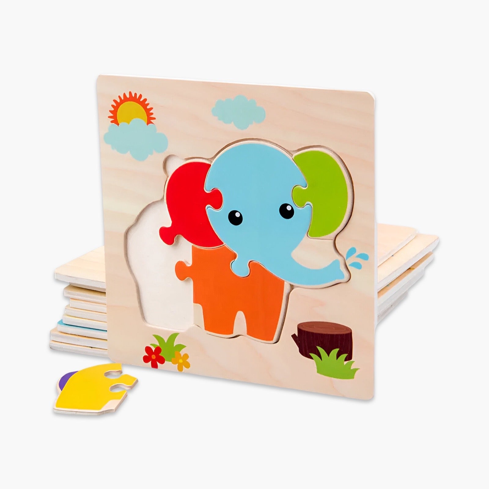 Houten 3D Puzzel voor Baby’s en Peuters BabyEmpire