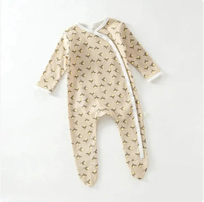 Unisex Baby Romper met Voetjes – Comfortabele Bodysuit voor Pasgeborenen - BabyEmpire