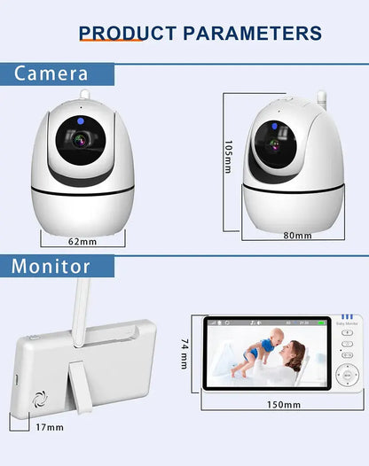 Draadloos Babyfoon Camera beeldscherm - BabyEmpire