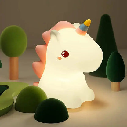 Silicone Schattige Unicorn LED Nachtlamp BabyEmpire