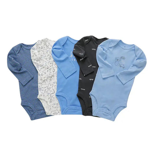 Baby Romper 5-Pack - Lange Mouwen Babypakjes BabyEmpire