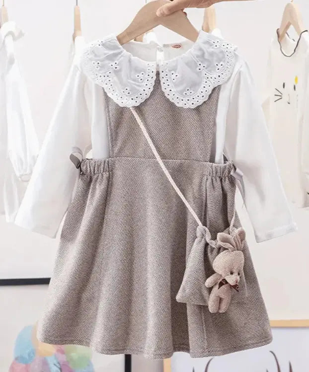 Lente & Herfst Kinderjurk – Comfortabele Katoenen Jurk voor Meisjes, Perfect voor Seizoensgebonden Stijl BabyEmpire