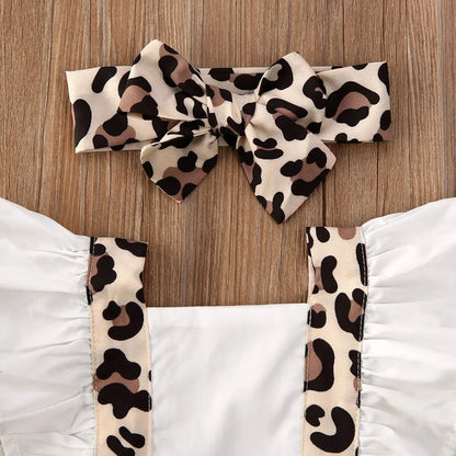 BabyEmpire Luipaard Jumpsuit Set & Hoofdband - BabyEmpire