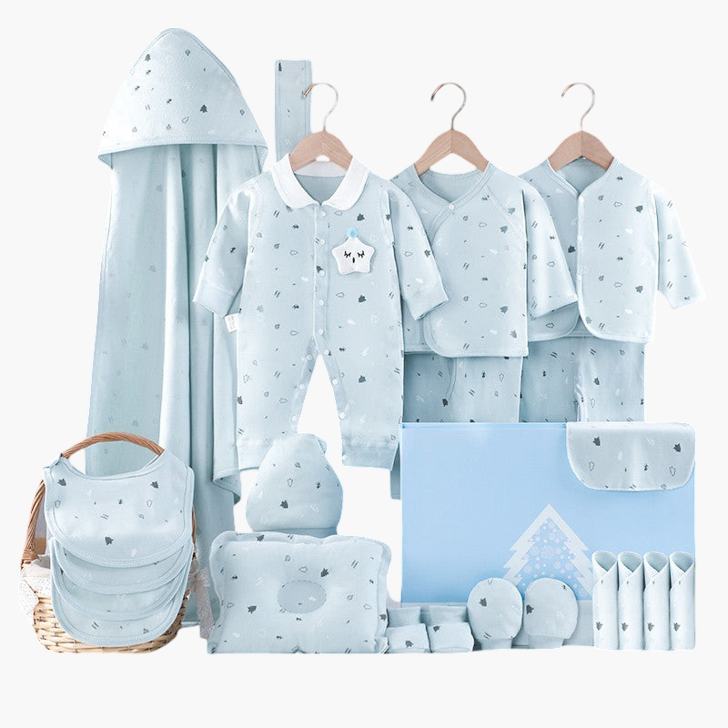 Kraamcadeau box met Katoenen Babykleertjes - 20 items BabyEmpire
