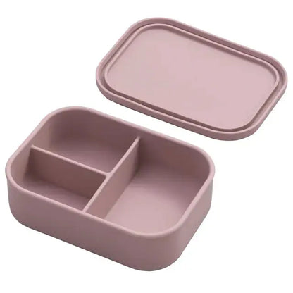 Siliconen Baby Voedingsset: Lekvrije, Magnetronbestendige Kom & Bord met Lunchbox Ontwerp BabyEmpire