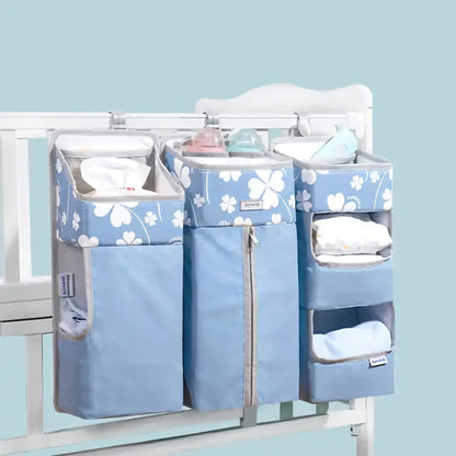 Hangende Opberg Organizer voor de Wiegenbox - Ruimtebesparende Opruimer voor Babykamer | Makkelijk te Bevestigen en Handig BabyEmpire