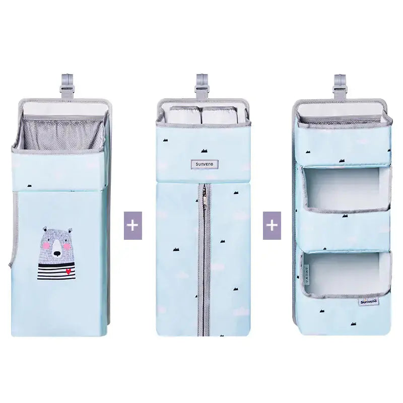 Hangende Opberg Organizer voor de Wiegenbox - Ruimtebesparende Opruimer voor Babykamer | Makkelijk te Bevestigen en Handig BabyEmpire