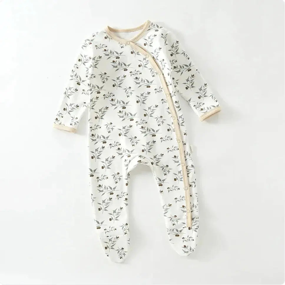 Unisex Baby Romper met Voetjes – Comfortabele Bodysuit voor Pasgeborenen - BabyEmpire